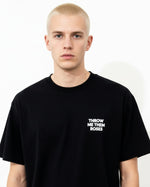 throw me them roses t-shirt - black