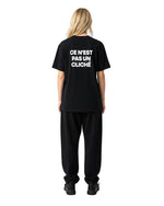ce n'est pas un cliché t-shirt -black