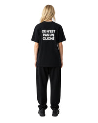 ce n'est pas un cliché t-shirt -black