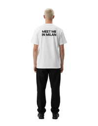 meet me in milan t-shirt - white