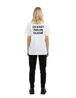 ce n'est pas un cliché t-shirt - white
