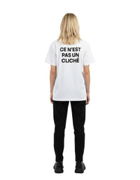 ce n'est pas un cliché t-shirt - white