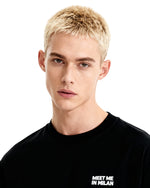 meet me in milan t-shirt - black