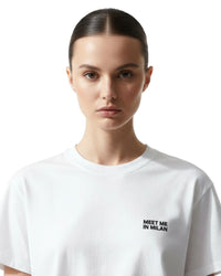 meet me in milan t-shirt - white