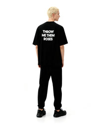 throw me them roses t-shirt - black