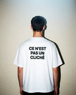 ce n'est pas un cliché t-shirt - white