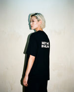 meet me in milan t-shirt - black