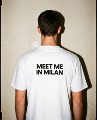 meet me in milan t-shirt - white