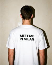 meet me in milan t-shirt - white